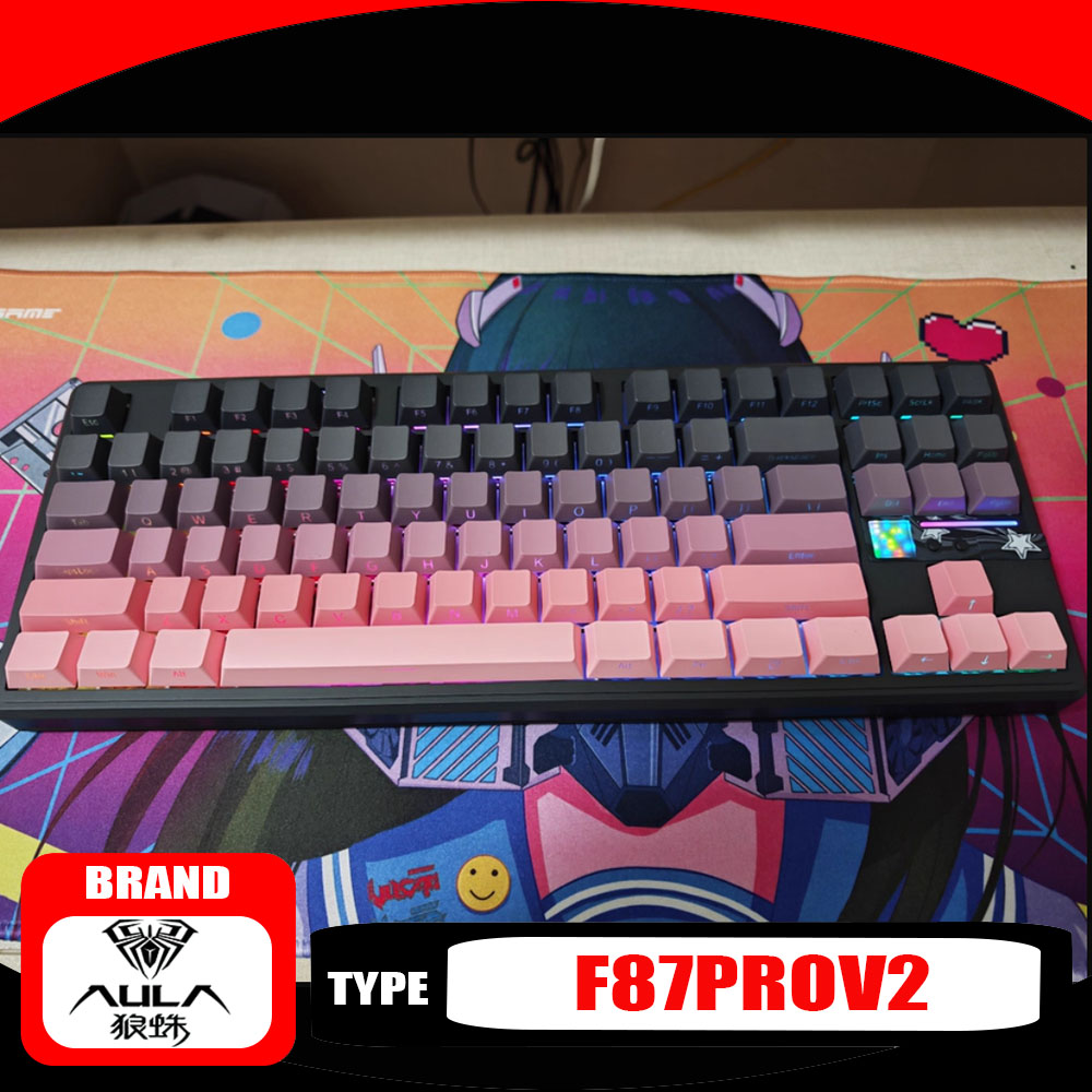 Keyboard Gaming Mac - AULA F87ProV2 Tastiera meccanica Tre modalità