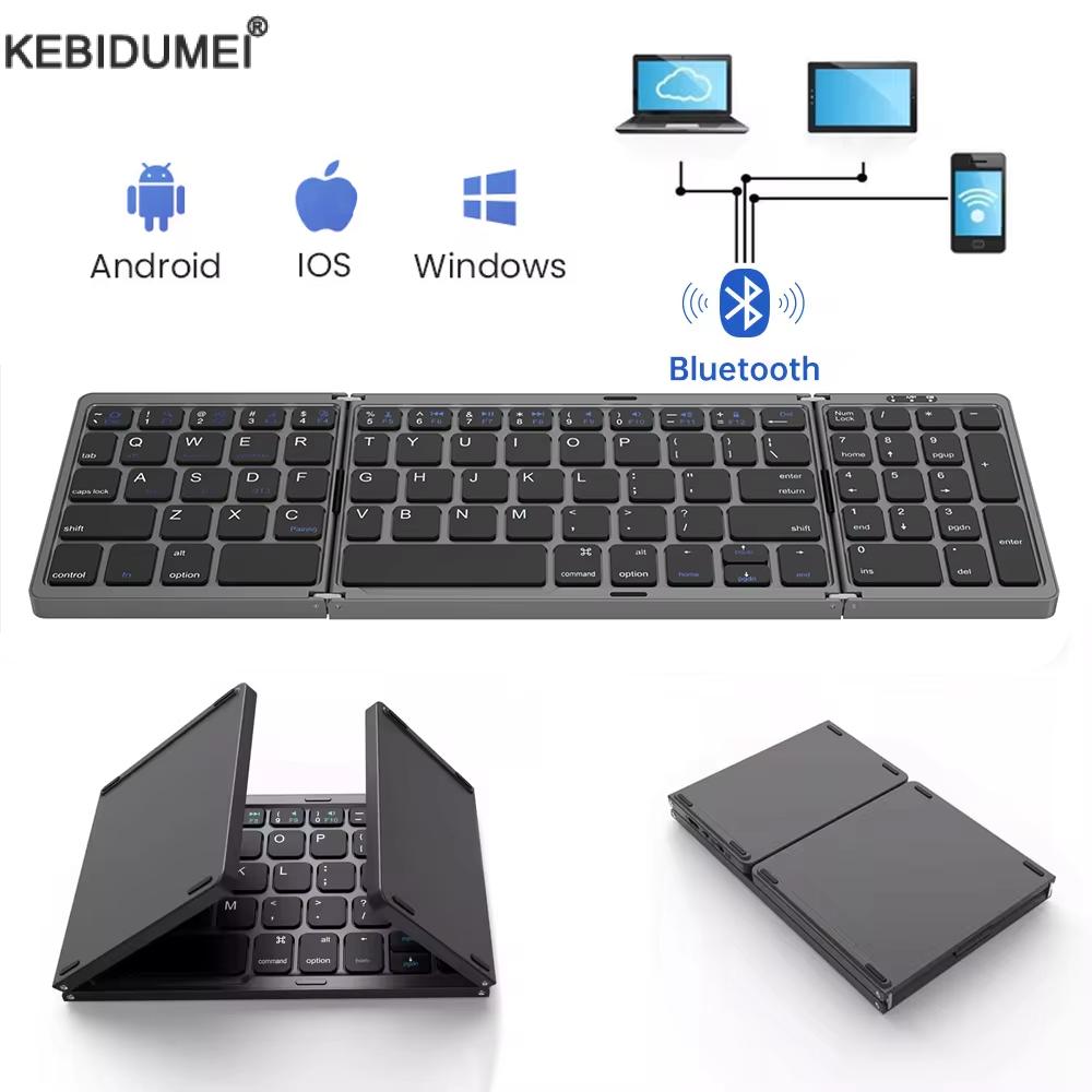 Gaming Keyboard Budget - Tastiera Bluetooth Wireless Pieghevole Ricaricabile per