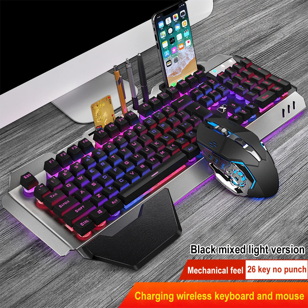 Gaming Keyboard Mouse Combo - K680 ricaricabile 2.4G wireless keyboard and