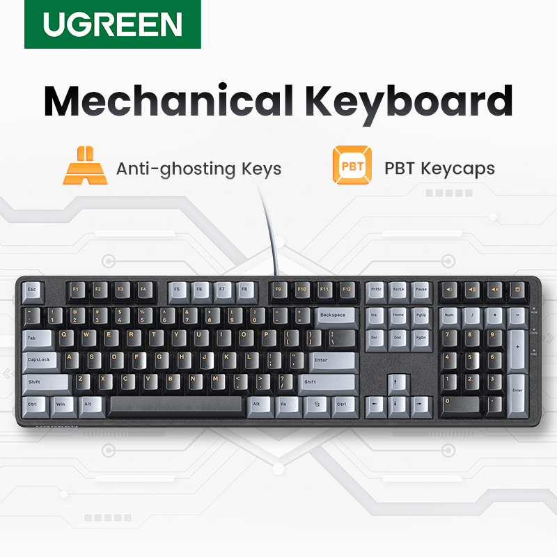 Keyboard Gaming Mac - Tastiera meccanica UGREEN 108 tasti PBT