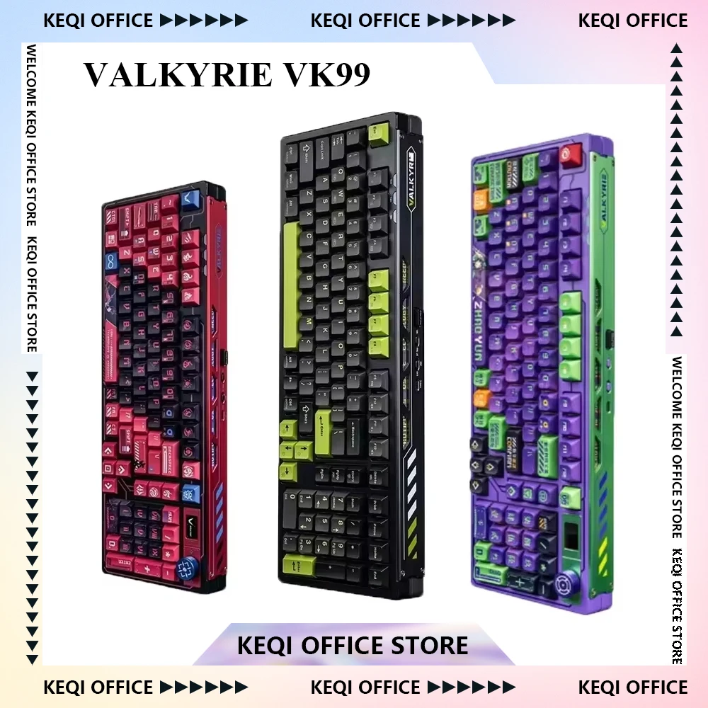 Gaming Keyboard Hot Swappable - VALKYRIE VK99 Tastiere meccaniche RGB Wireless
