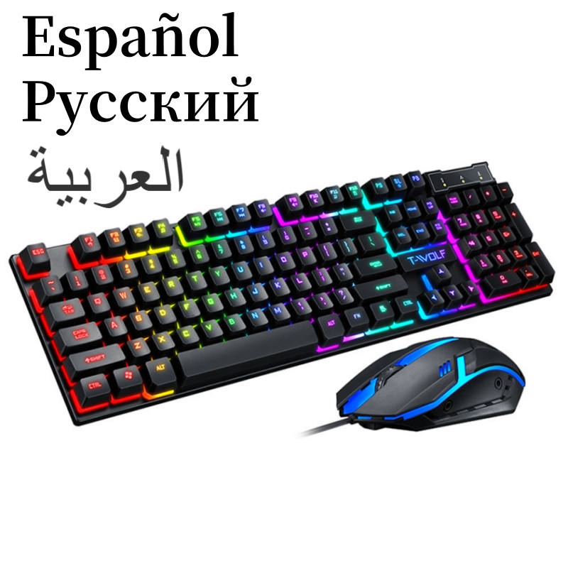 Gaming Keyboard Budget - Tastiera spagnola con layout spagnolo Tastiera