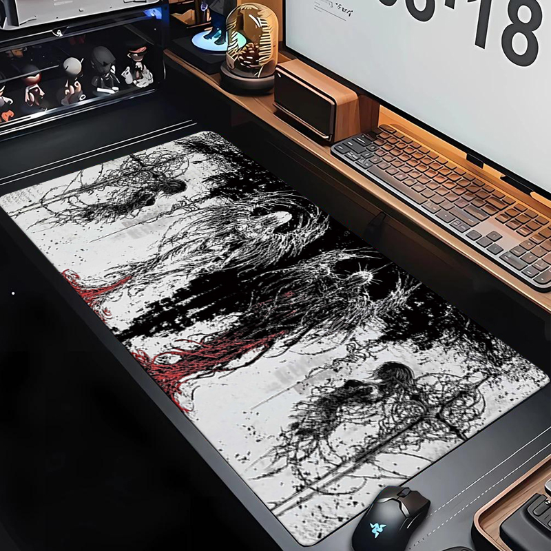 Gaming Keyboard And Mouse Pad - Tappetino per mouse in gomma antiscivolo
