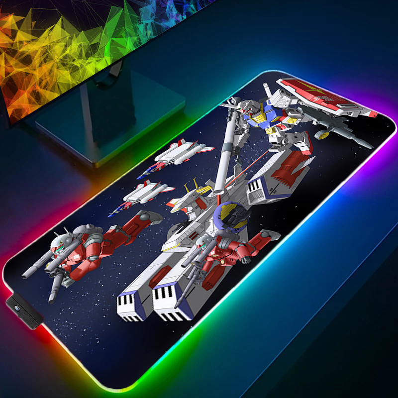 Gaming Keyboard And Mouse Mobile - Tappetino per Mouse RGB Grande XXL,
