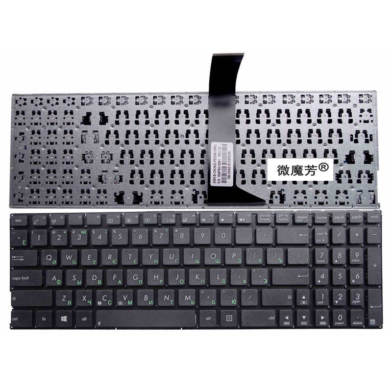 Gaming Keyboard Asus - Tastiera Del Computer Portatile Russo per