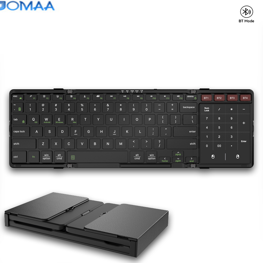 Gaming Keyboard Budget - Tastiera Bluetooth pieghevole JOMAA con touchpad