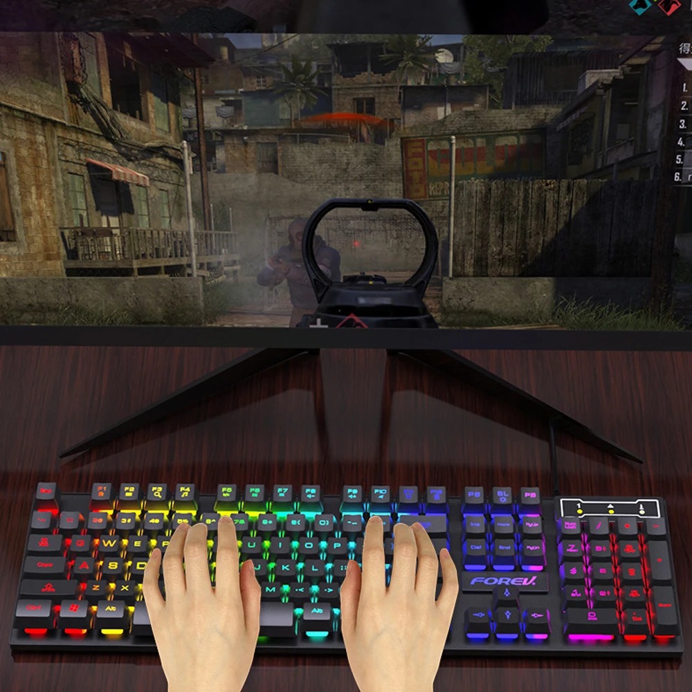 Tastiera Cablata 104 Tasti RGB - Gaming Keyboard Budget recensione e prezzo