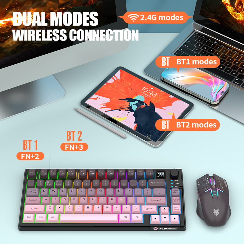 Combo Tastiera e Mouse Wireles - Gaming Keyboard Mouse Combo recensione e prezzo