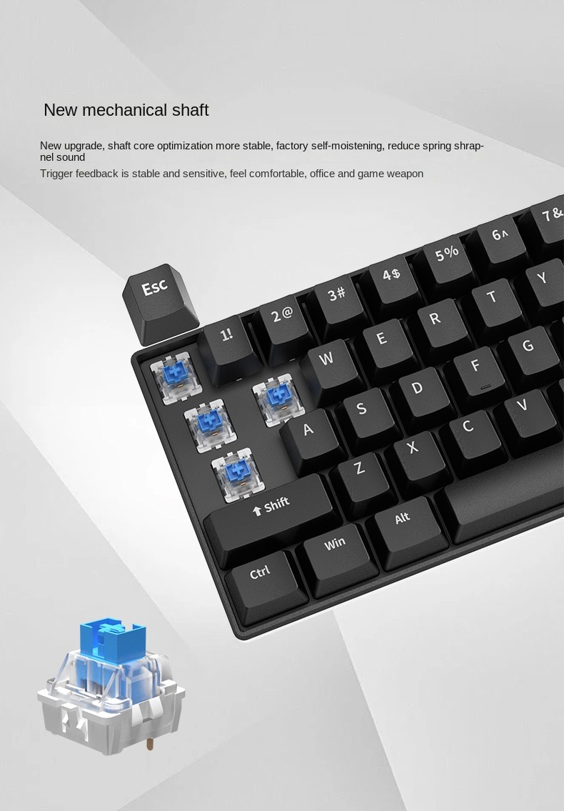 Tastiera da Gaming Bianca Mecc - Gaming Keyboard Budget recensione e prezzo
