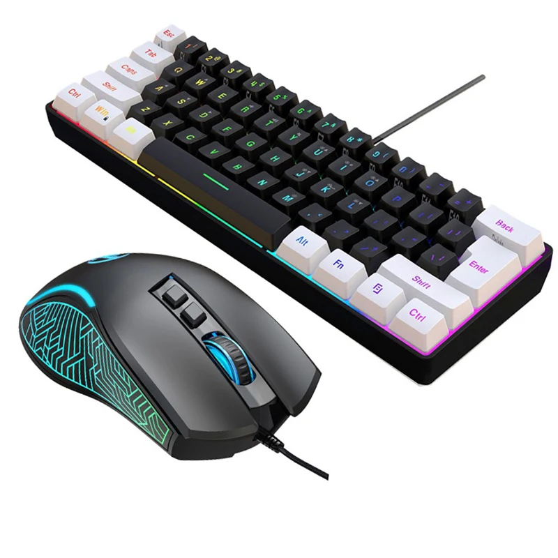 Kit Combo Tastiera e Mouse 60% - Gaming Keyboard Mouse Combo recensione e prezzo