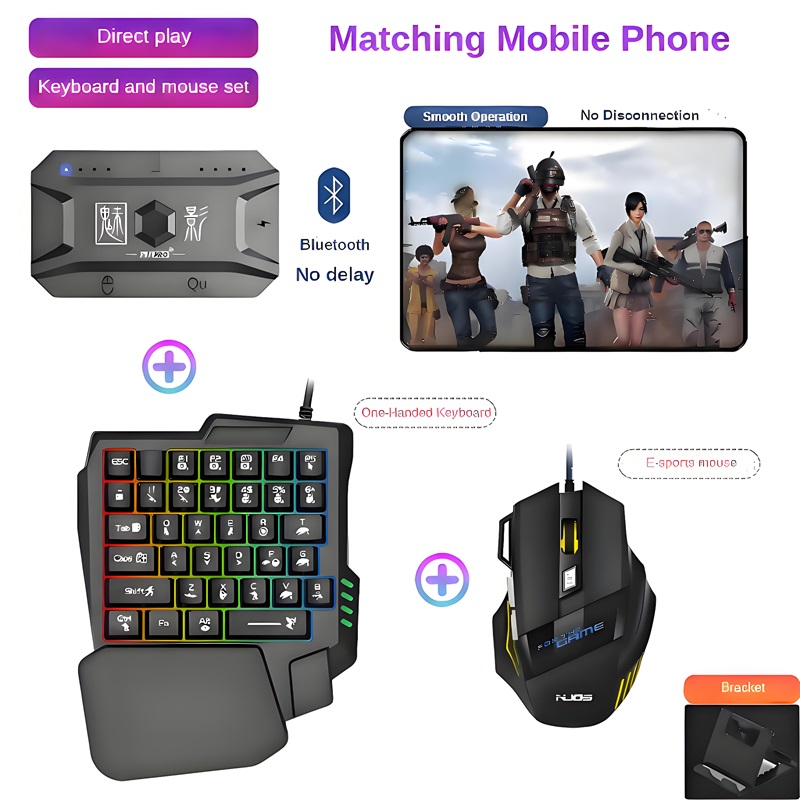 Convertitore di gioco per cell - Gaming Keyboard Mouse Combo recensione e prezzo