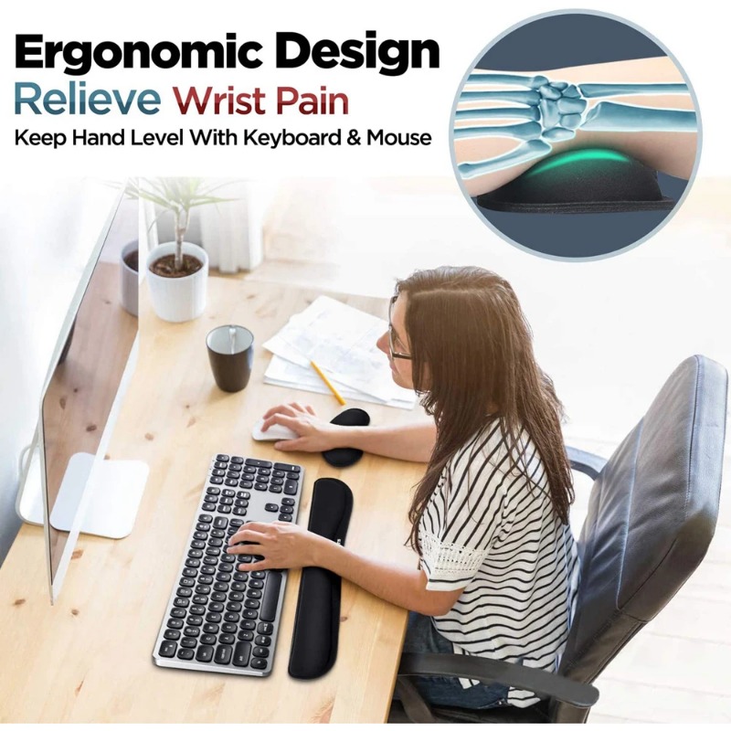 Set Ergonomico con Poggiapolso - Gaming Keyboard And Mouse Set recensione e prezzo