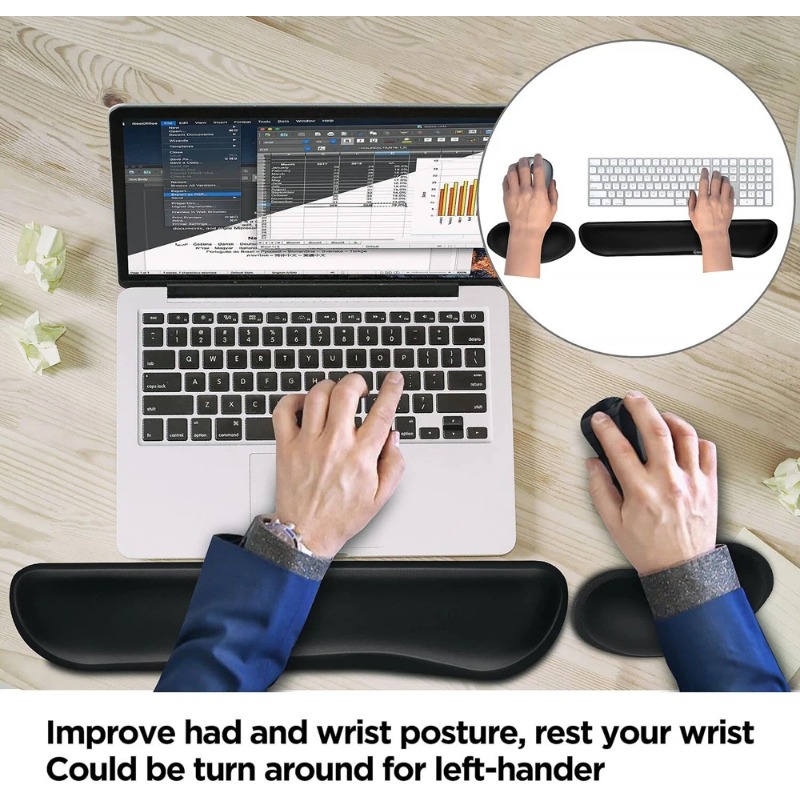 Set Ergonomico con Poggiapolso - Gaming Keyboard And Mouse Set recensione e prezzo