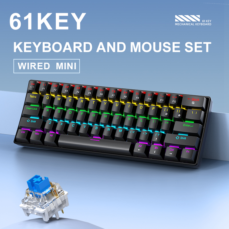 APAYADO K61 Mini tastiera mecc - Gaming Keyboard Mouse Combo recensione e prezzo