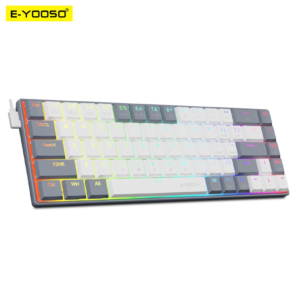 E-YOOSO A68 RGB Mini Slim USB  - Gaming Keyboard Budget recensione e prezzo
