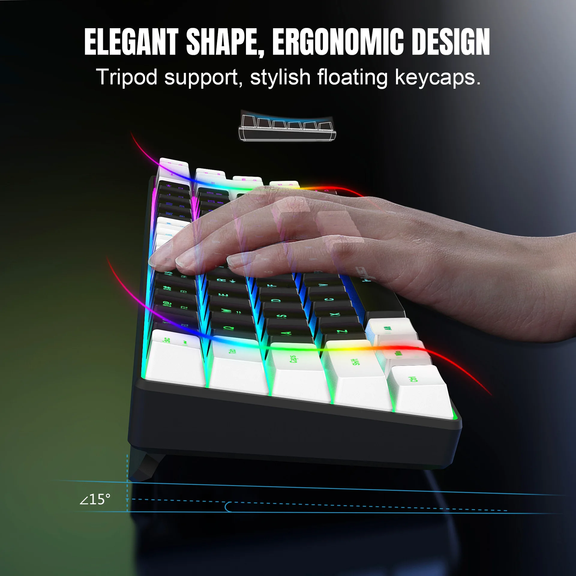 Kit Tastiera e Mouse con Retro - Gaming Keyboard Mouse Combo recensione e prezzo