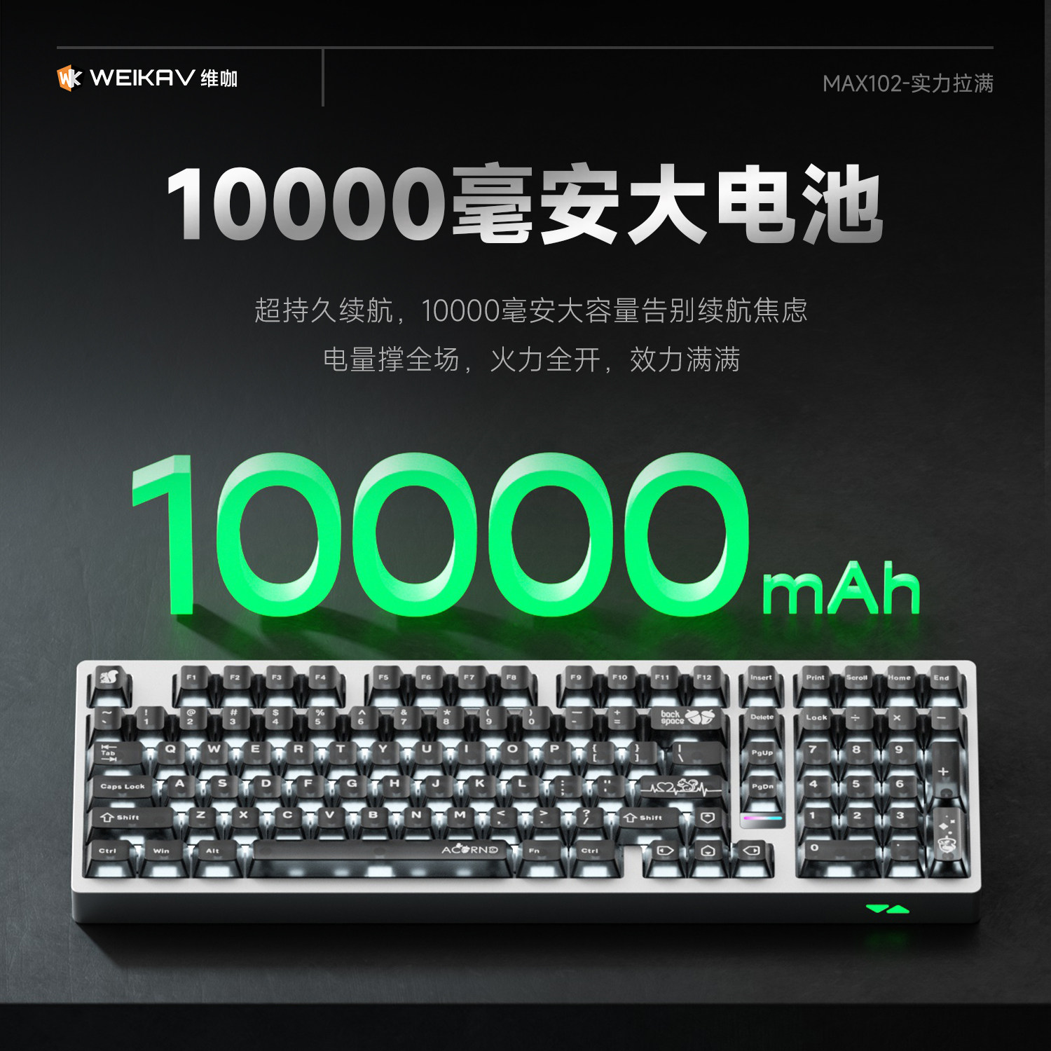 Tastiera meccanica wireless We - Gaming Keyboard Ergo recensione e prezzo