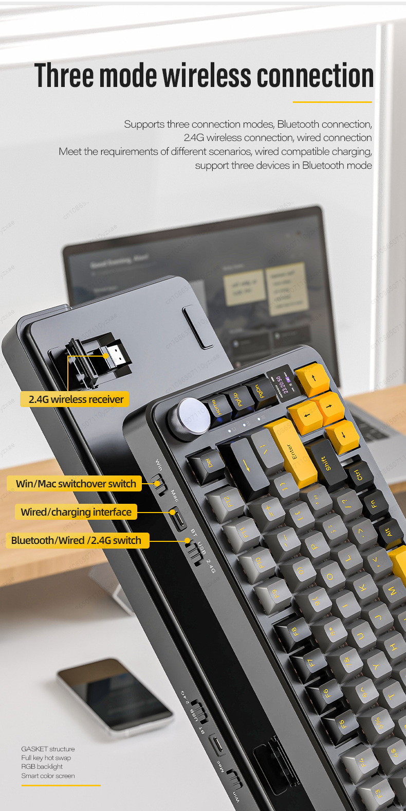 Nuova Tastiera Meccanica AL66  - Gaming Keyboard Hot Swappable recensione e prezzo