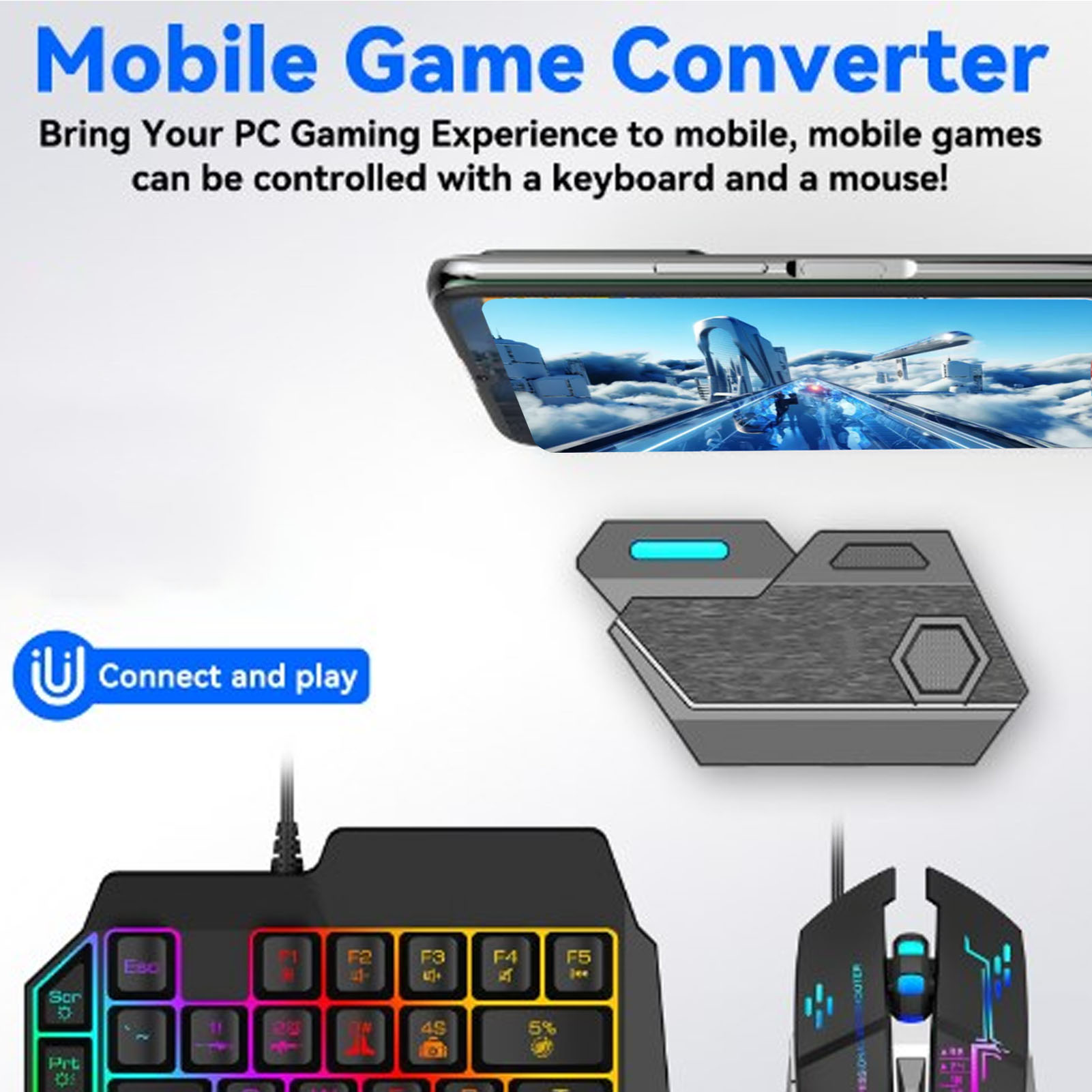 Pacchetto combinato per giochi - Gaming Keyboard Mouse Combo recensione e prezzo