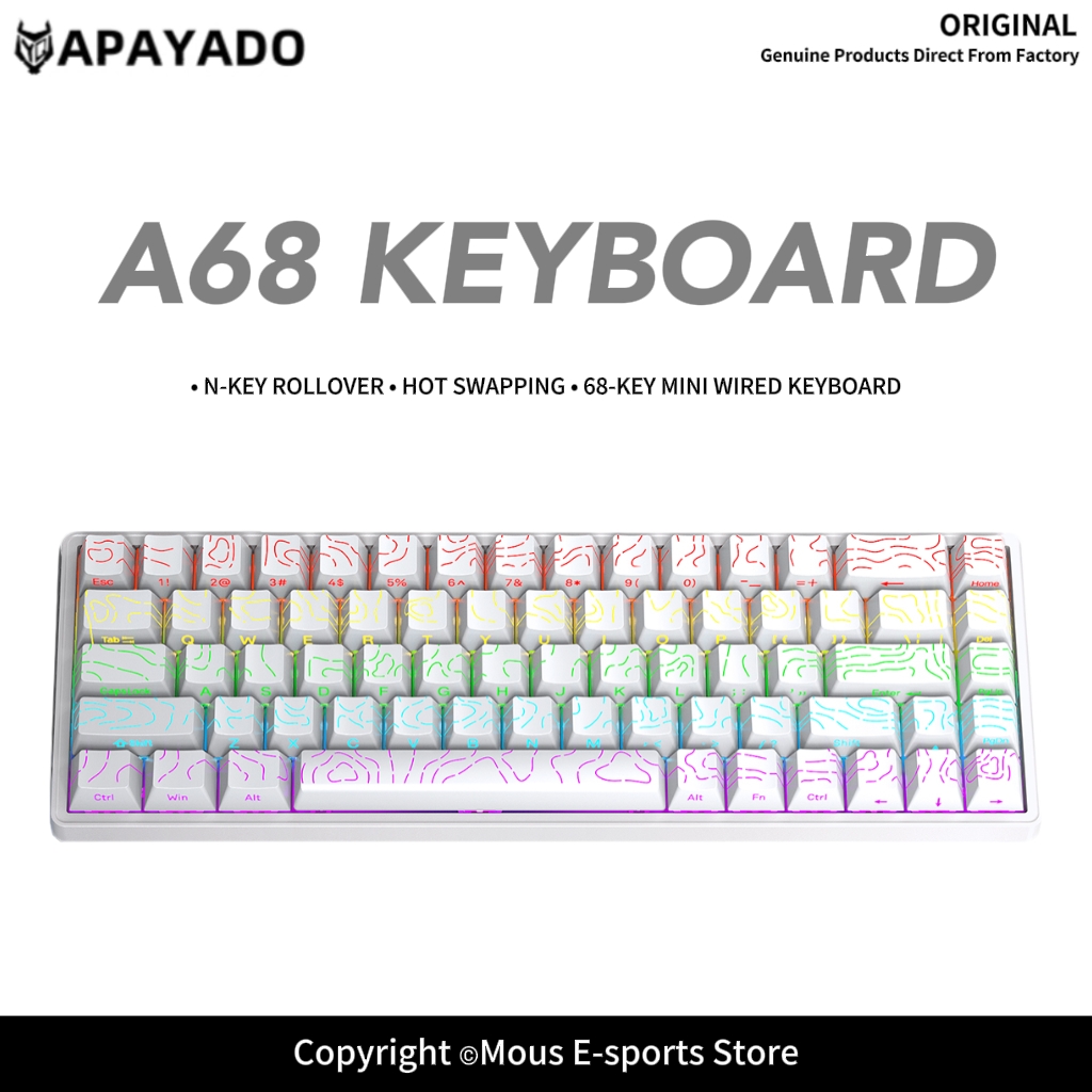 Tastiera Meccanica Cablata APA - Gaming Keyboard Budget recensione e prezzo