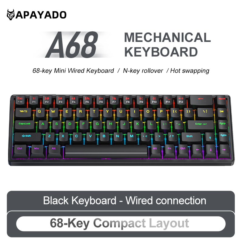Tastiera Meccanica Cablata APA - Gaming Keyboard Budget recensione e prezzo